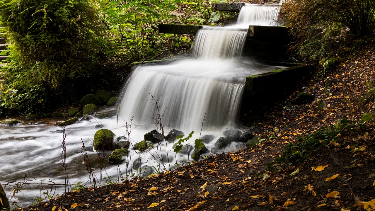 Wasserfall Planten un Blomen