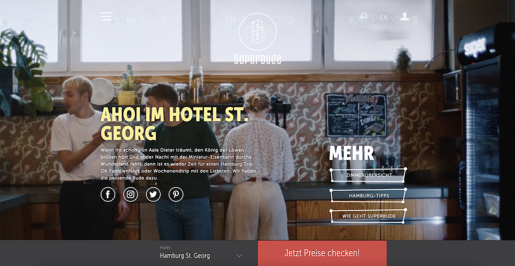 Superbude Hotel & Hostel St. Georg